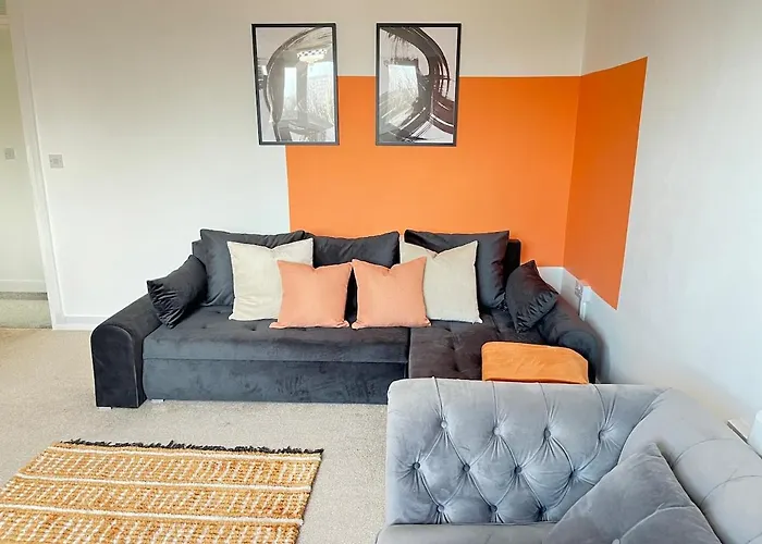 Centre 2 Bed With Free Parking 아파트 *